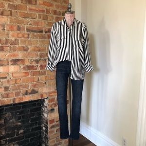 Alfred Dunner Striped Button Up